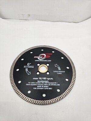 Diamax 6'' Cyclone S Arrowtek Turbo Blade, 10,185 Max RPM