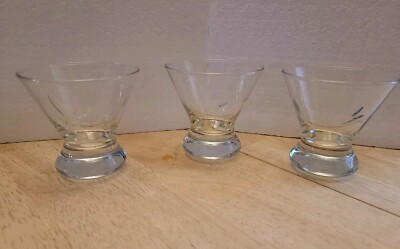 Grey Goose Vodka Cosmopolitan Cocktail Glasses Embossed Goose (Three In Set)