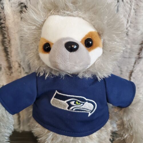Seattle Seahawks Gray Hanging Sloth 16" Plush NFL Stuffed Animal Collectible Toy - Picture 2 of 7