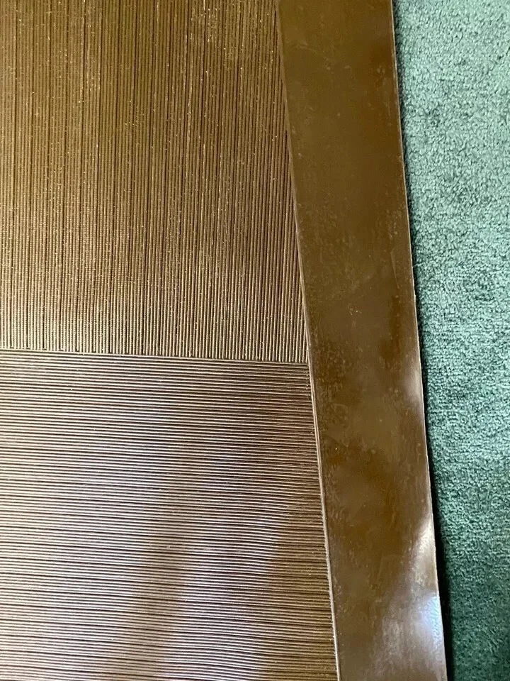 Para 1936-1941 Plymouth DeSoto Chrysler Imperial Alfombrilla Cubierta de Goma Marrón Foto 2 de 4