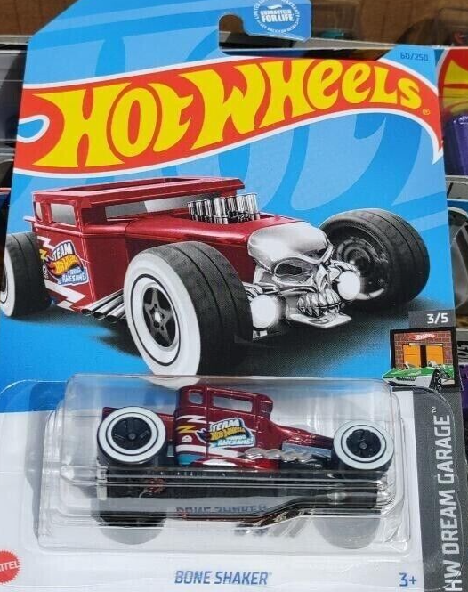2023 HOT WHEELS CARS - BONE SHAKER 60/250 - HW DREAM GARAGE 3/5- 1