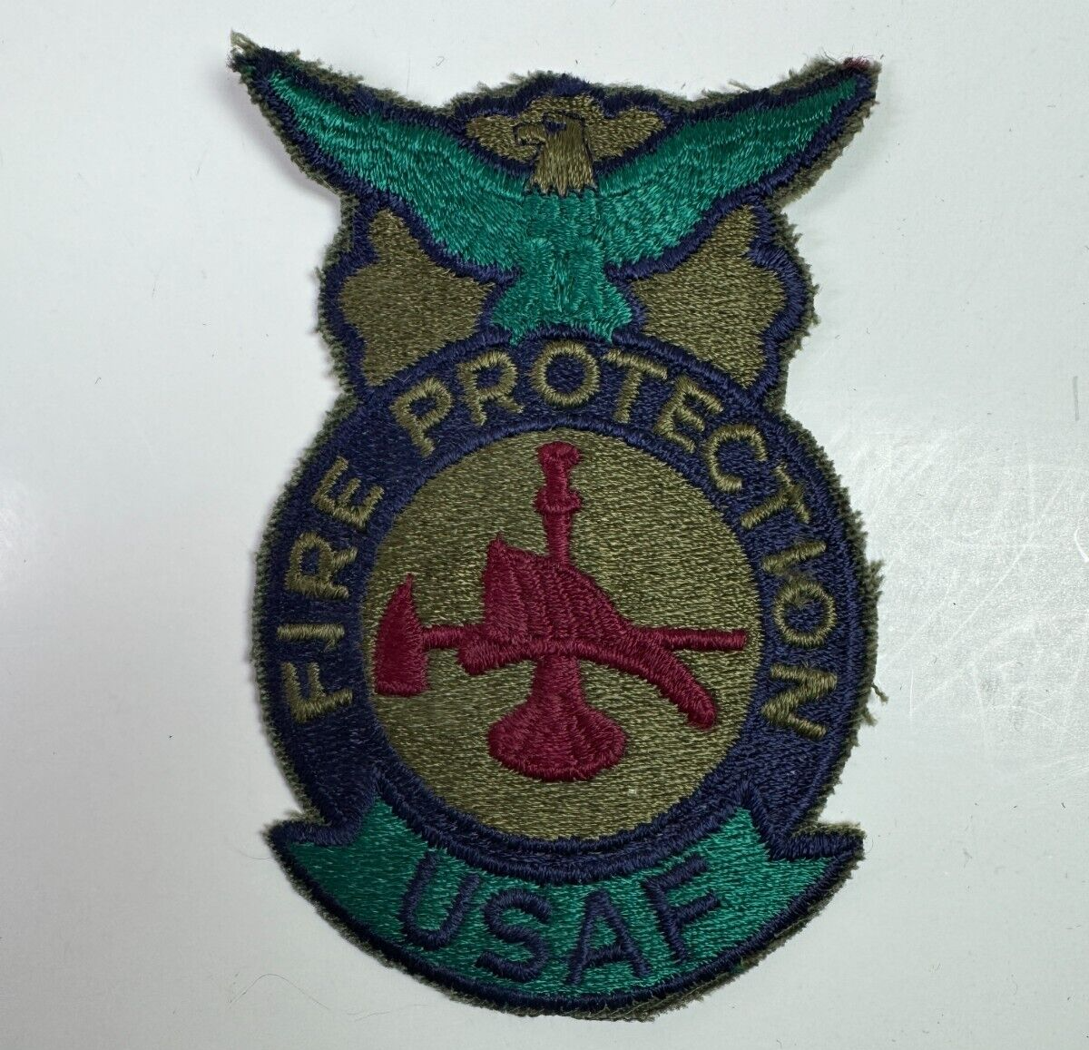 USAF Fire Protection US Air Force Military Patch D9 | eBay