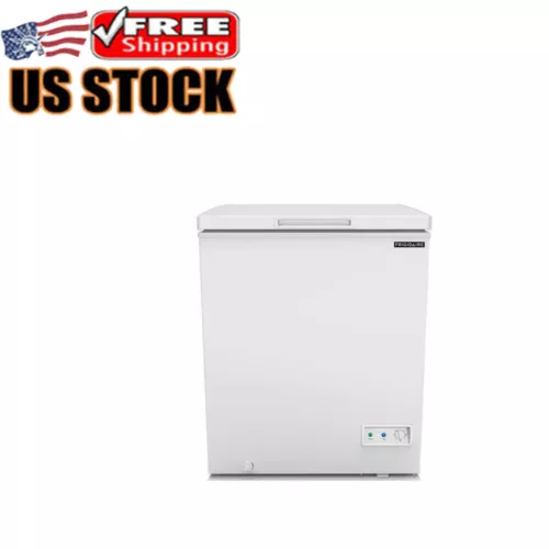 5.0 Cu ft Chest Freezer Garage Ready Removable Basket Manual Defrost White new