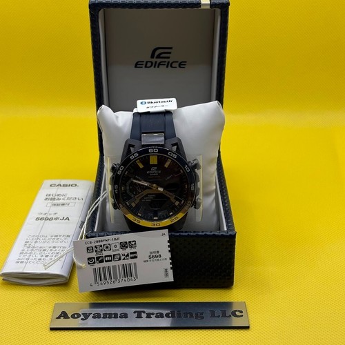 Casio Edifice Sospensione ECB-2000YNP-1AJF Nightime Drive Solar MenWatch Japan🔥 - Picture 8 of 24