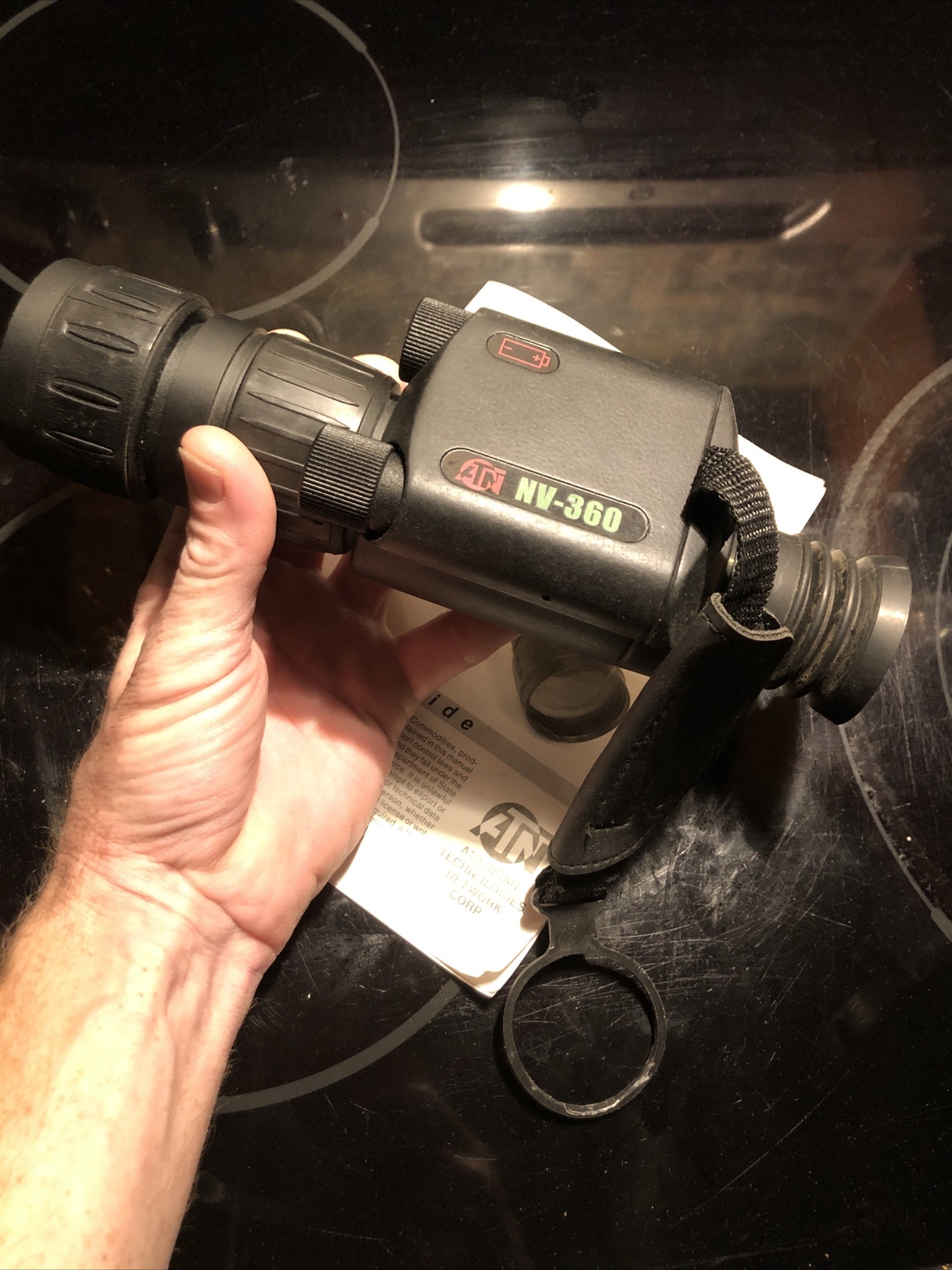 *NEEDS NEW BATTERY* NIGHT VISION Monocular Scope Atn Nv3603x LensCam