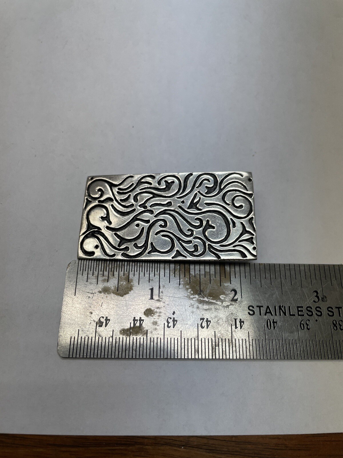 Beautiful Rectangular Shaped Sterling Silver Pend… - image 11