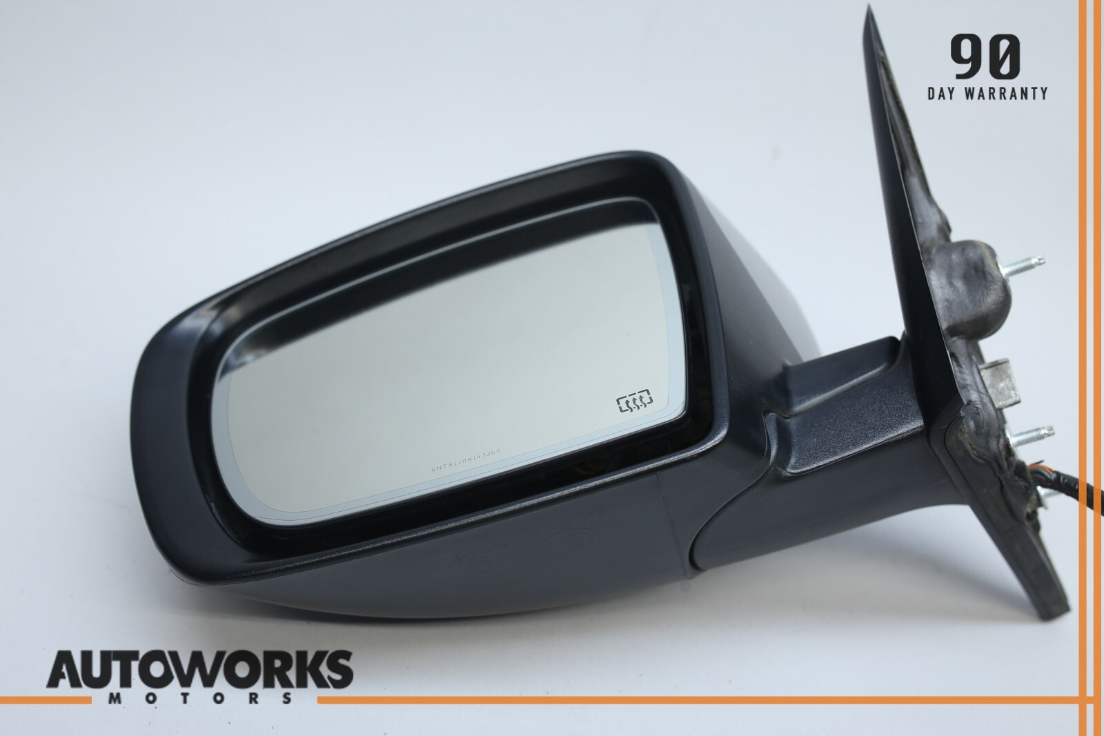 14-17 Maserati Ghibli M157 Left Driver Side Rear View Door Mirror Grigio Met OEM