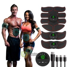 Estimulador muscular Abdominales EMS recargable ABS entrenador para Ejercicio