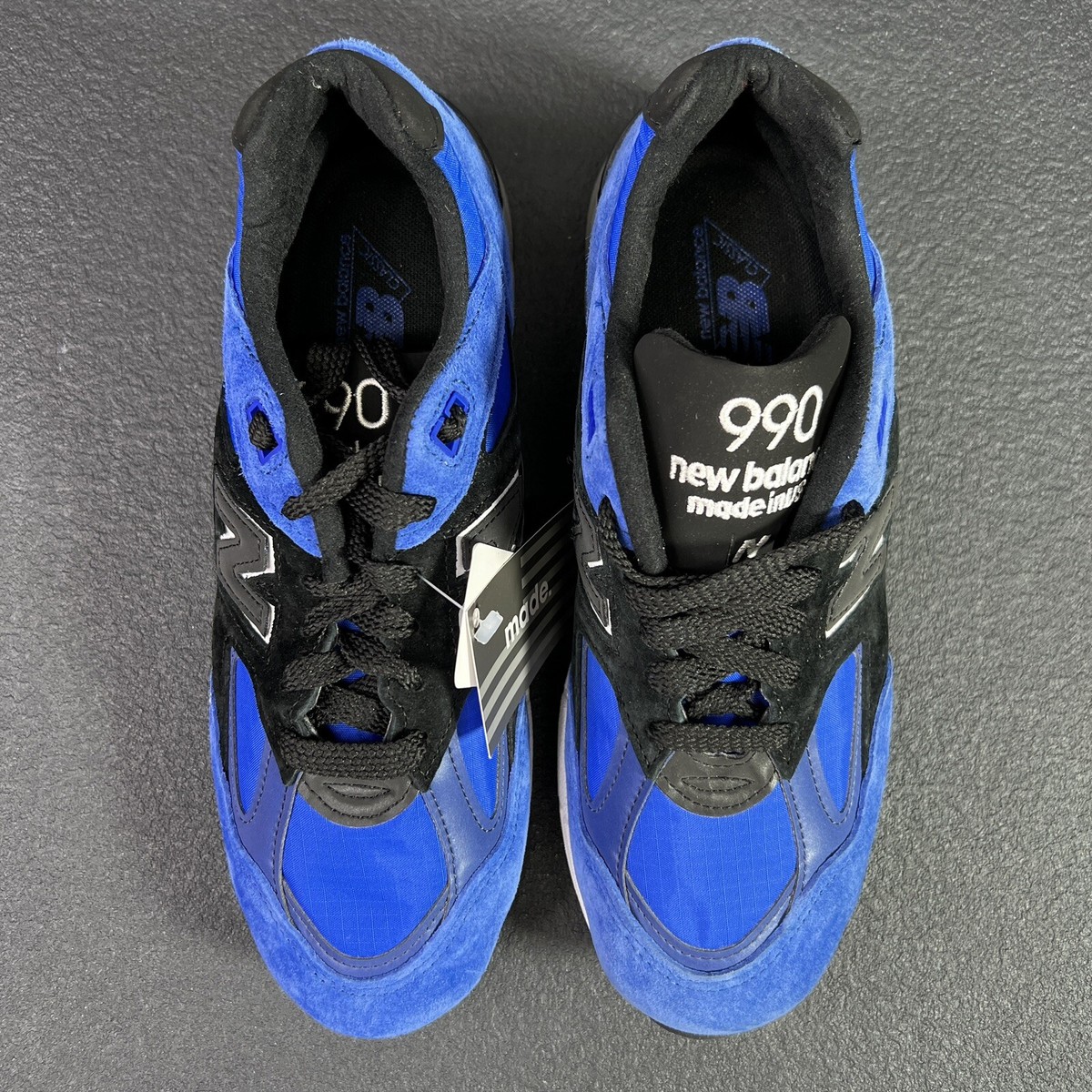 New Balance 990v2 Made In USA Blue Suede 2021 Size 7.5 Mens