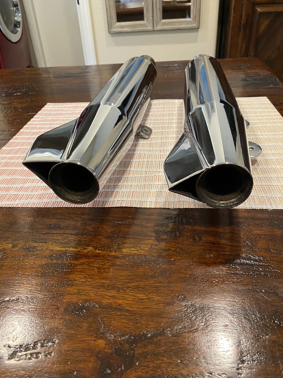 Harley Davidson Fishtail Exhaust Pipes eBay