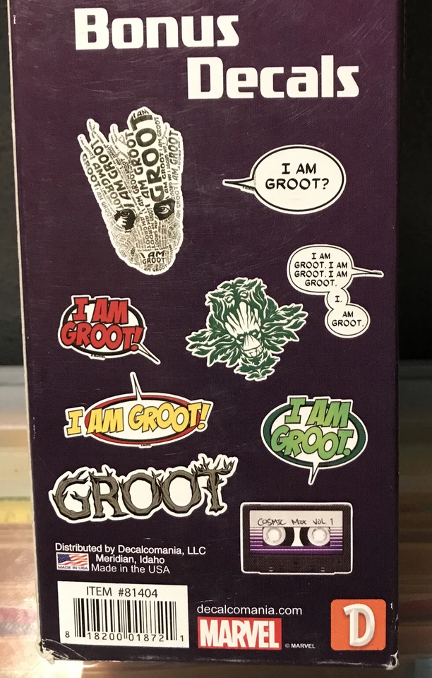 Calcomanía de pared Marvel Groot más 9 calcomanías de bonificación Foto 4 de 4
