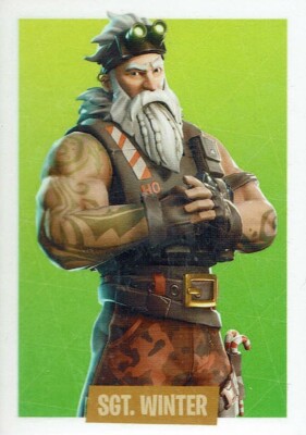 Panini Fortnite Serie 1 2019 Sticker Epic Games Sticker Nr. # 309 Sgt. Winter