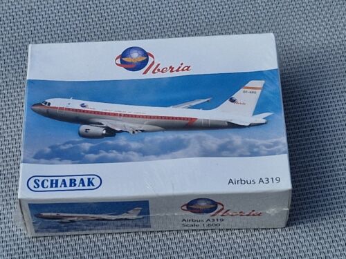 Schabak Aircraft Airlines 1/600 Scale  - Iberia Airbus A319- New - Picture 1 of 2