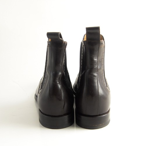Gucci Chelsea Ankle Boots Brown Leather Womens Size US 8.5 EU 38.5 - Picture 8 of 13