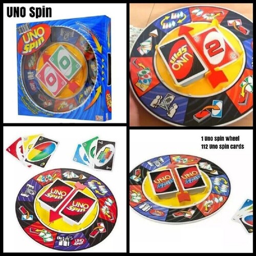 MJ Vision Uno Spin Card Fun Game for Family, 2-10 Players Spin Family Card Game - Picture 5 of 6