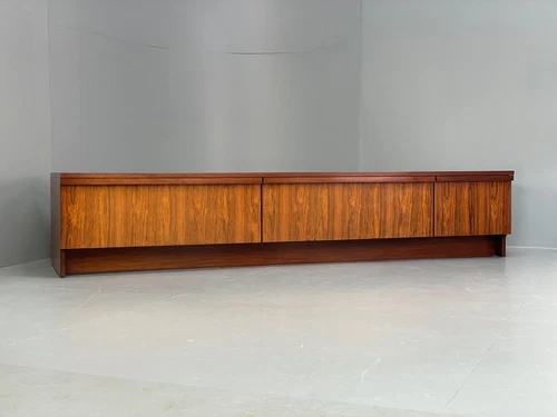 Vintage Archie Shine Media Unit Low Sideboard Retro Drawers 1970s EB9782 MWOO