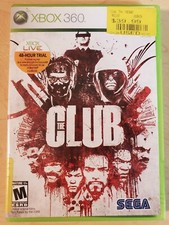 The Club - Xbox 360 - SEGA - Shooter Game - W/ User Manual