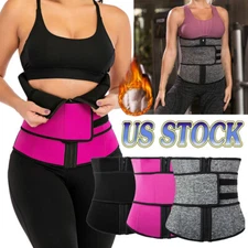 Women Waist Corset Trainer Sauna Sweat Weight Loss Body Shaper Yoga Slimmer Belt