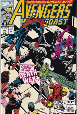 AVENGERS WEST COAST Vol. 2 #85 August 1992 MARVEL Comics - Manipulator - Bild 1 von 2