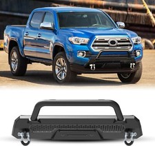 2in1 Stubby Steel Front Bumper For 2016-2023 Toyota Tacoma W2d-ringsbull Bar
