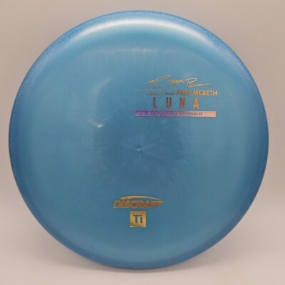 Discraft Titanium Luna Paul McBeth Blue/Gold Holo 173-4g