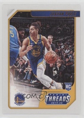 2019-20 Panini Chronicles Threads Bronze Jordan Poole #89 Rookie RC 7iu