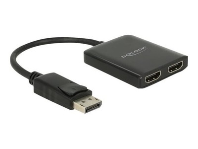 Delock DisplayPort 1.4 Splitter 1 x zu 2 HDMI MST