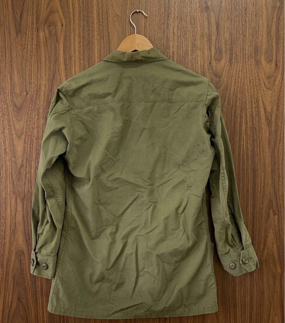 1960s US Army 3rd Jungle Fatigue Jacket XS-R Olive Gr… - Gem