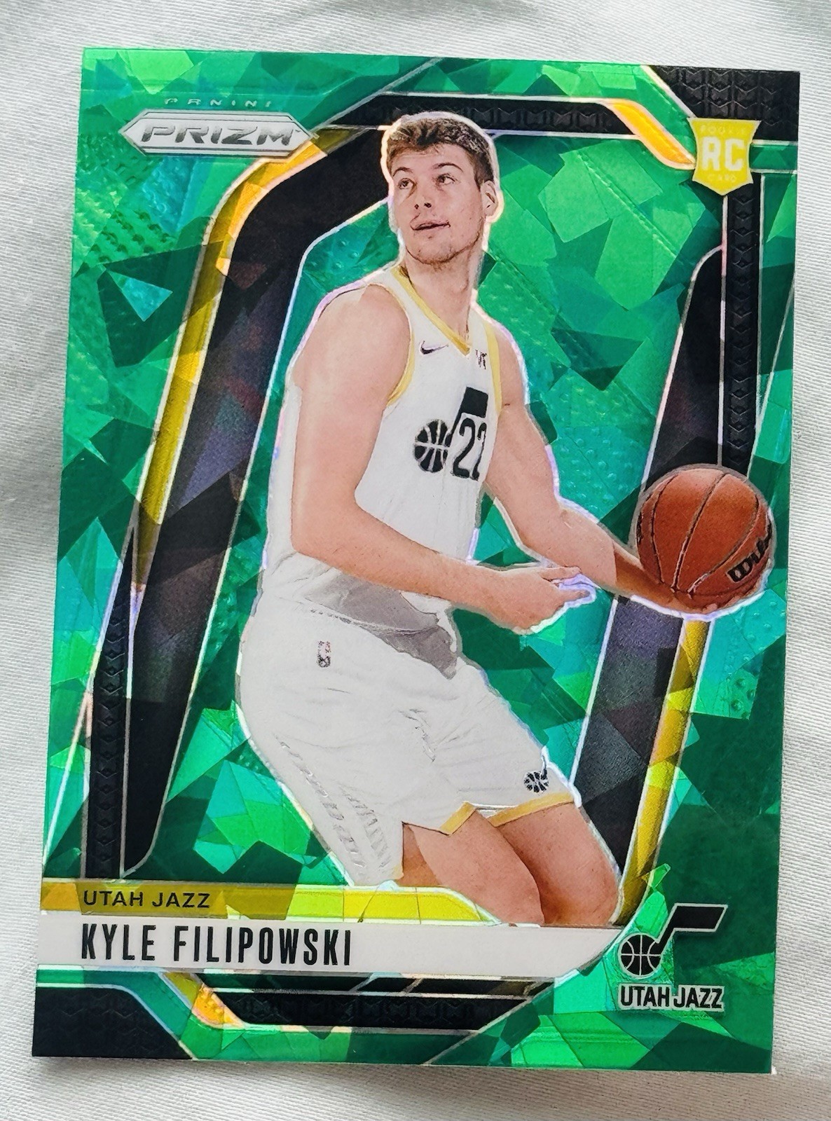 2024-25 Panini Prizm - Kyle Filipowski #263 Green Ice Prizm (RC)