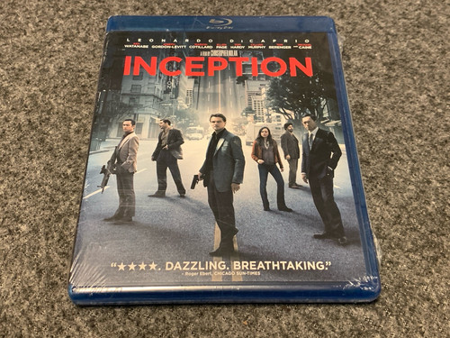 Inception (Blu-Ray, 2010) Leonardo DiCaprio Tom Hardy Warner Bros New Sealed - Picture 1 of 2