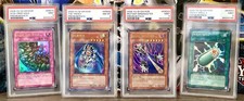 Yu-Gi-Oh! OCG Korean Premium Pack (PP01) 4-Piece PSA Graded Ultra Rare Set