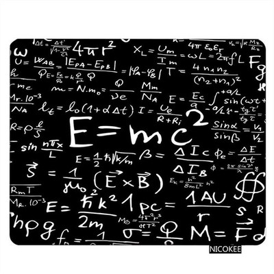 Physics Rectangle Gaming Mousepad Fun Physics Phenomena E=mc2 Mouse Pad Mouse...
