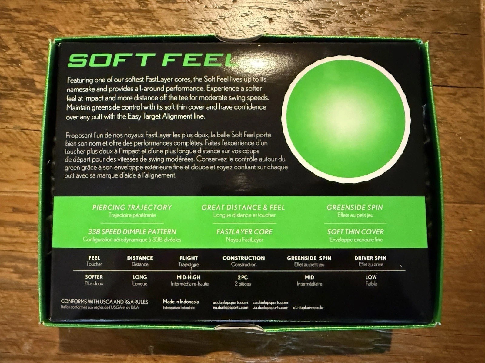 Brand New Srixon Soft Feel Yellow Golf Balls 1 Dozen No Logos
