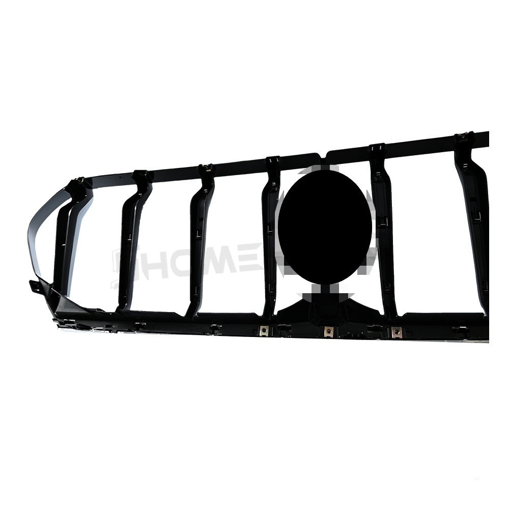 For 2017-2024 Maserati Levante Front Bumper Grille Upper Radiator Chrome Black