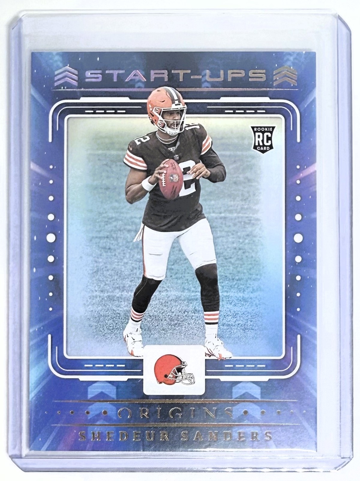 Shedeur Sanders 2025 Panini Origins Start-Ups #15 Rookie Card - Cleveland Browns