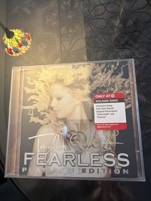 Taylor Swift Fearless Platinum Edition CD DVD 2009 Target Exclusive New Sealed