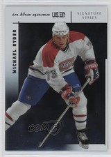 2003-04 In the Game-Used Signature Series Michael Ryder #56 03hc