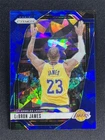 2024-25 Panini Prizm LeBron James #130 Blue Cracked Ice Prizm Lakers /125