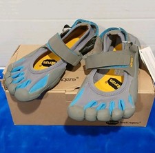 Vibram Fivefingers Womens Size 36 Barefoot Shoes Gray And Blue W1156 New In Box