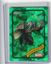 2025 Topps Marvel Chrome Sapphire Taskmaster #17 Green 83/99