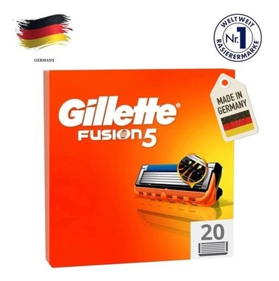 20X Gillette Fusion5 Rasierklingen 20 Original Ersatzklingen Herren | DE~      