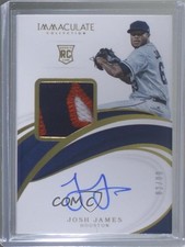 2019 Panini Immaculate Rookie Patch Auto 82/99 Josh James #50 Patch Auto 00e5