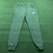 Vintage Nike Sweatpants Mens XS Green Y2K Baggy Track Pants Joggers FITS 28x28