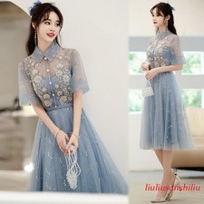 NEW Evening Formal Party Ball Gown Prom Bridesmaid Girls Host Dress QYHS125