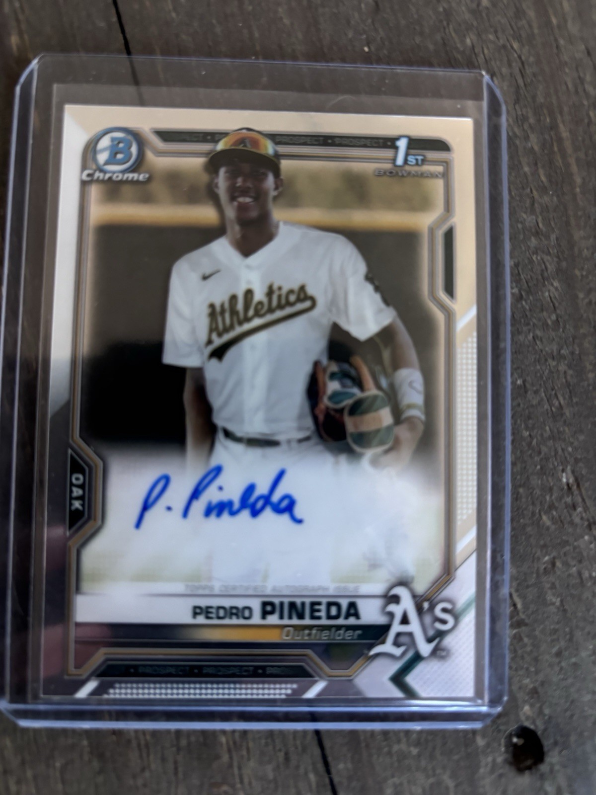 2021 Bowman Chrome - Prospect Autographs Pedro Pineda #CPA-PP (AU, RC)