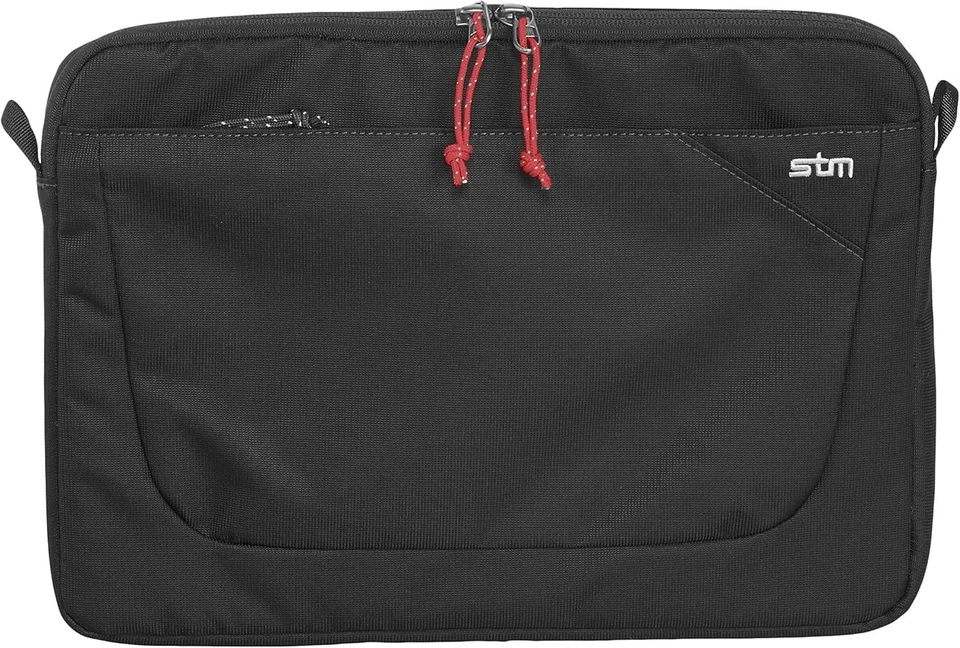 STM Blazer Padded Sleeve for 13 Inch Devices with Removable Carry Strap Black - Image 2 of 4