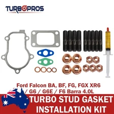Turbo Charger Studs, Gasket Kit&Lubricant Kit For Ford Falcon BA, BF, FG 4.0L