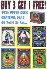 2025 Upper Deck GRATEFUL DEAD 60 Years So Far (BUY 3 GET 1) You Pick/Choose