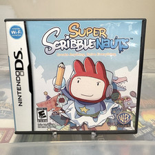 Super Scribblenauts Nintendo DS Complete CIB Tested Authentic Clean