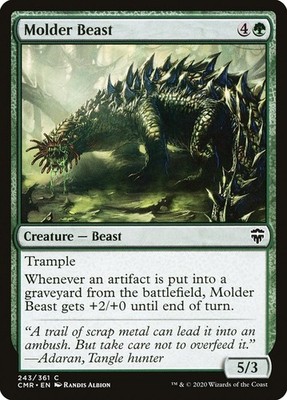 Magic MTG TCG Commander Legends 2020 Molder Beast 243/361